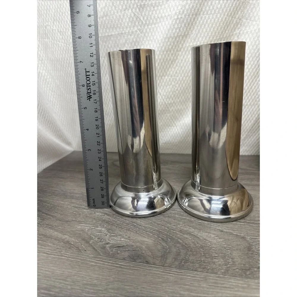 2 Vollrath Vintage Stainless Steel Medical Dental Surgical Instrument Holders‎